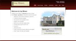 Desktop Screenshot of llay-miners-welfare.co.uk